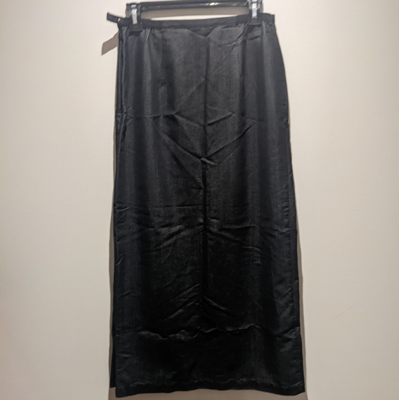 Rayon blend midi skirt - Picture 1 of 7